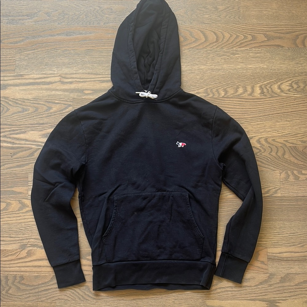 Maison Kitsune Black Hoodie